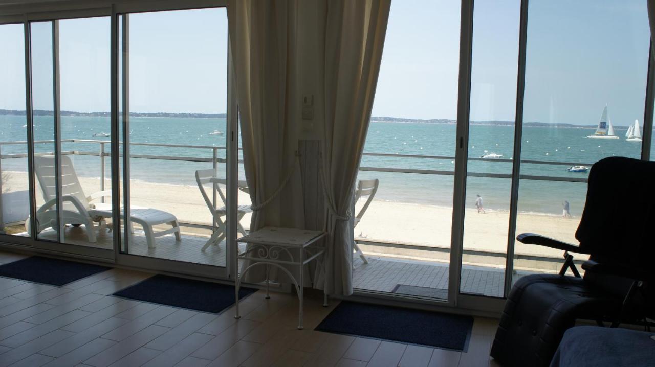 Appartement Arcachon Perreire Premiere Ligne Les Pieds Dans L Eau Vue Magnifique Sur Le Bassin Exterior photo