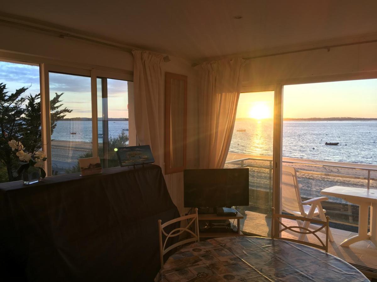 Appartement Arcachon Perreire Premiere Ligne Les Pieds Dans L Eau Vue Magnifique Sur Le Bassin Exterior photo